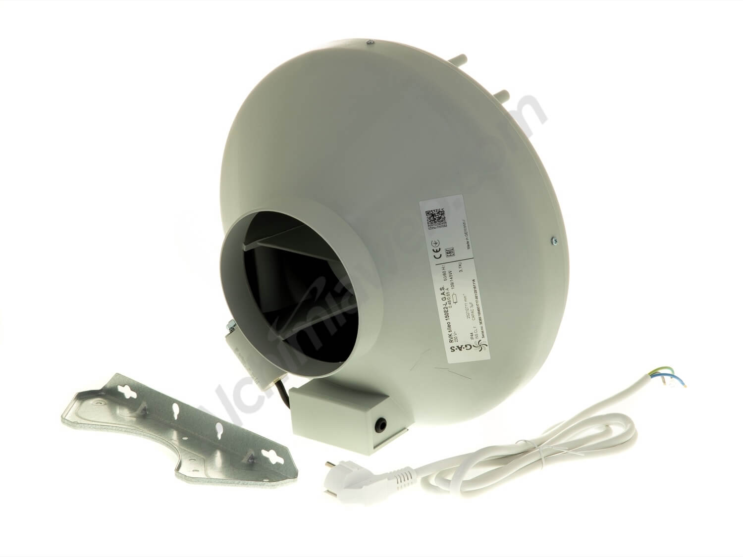 Rhino ventilateur vitesse unique de 6 " 150mm A1 faible puissance inline extracteur hydroponics RVK 