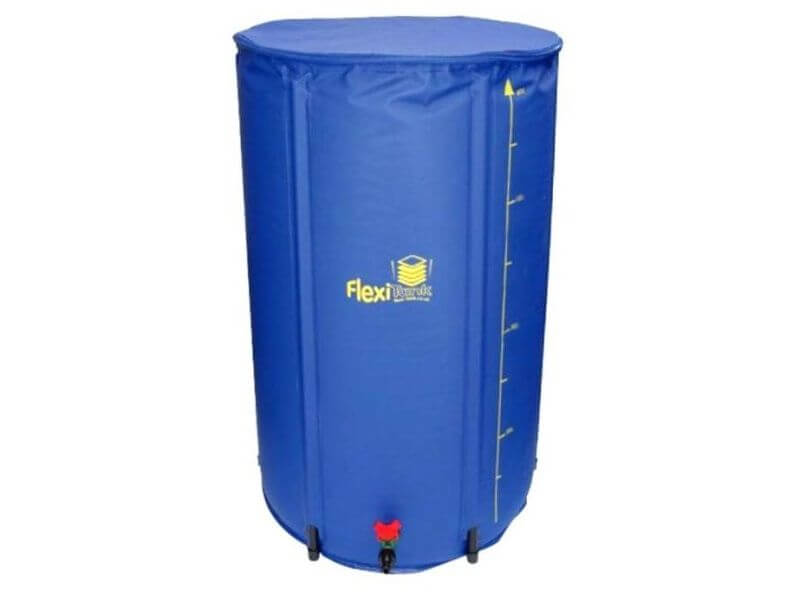 Aqua-Tank 225L Hydro Flexible Water Storage Cannabis Flexi Barrel Nutrient Tank 