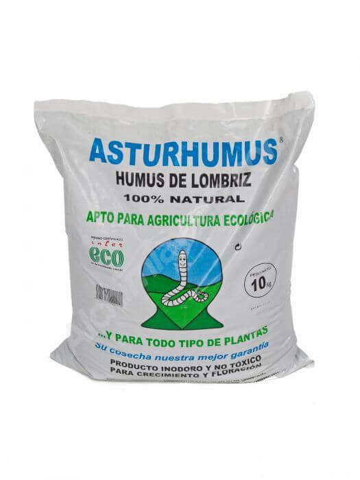 Humus de Lombriz ASTURHUMUS 100% Ecológico