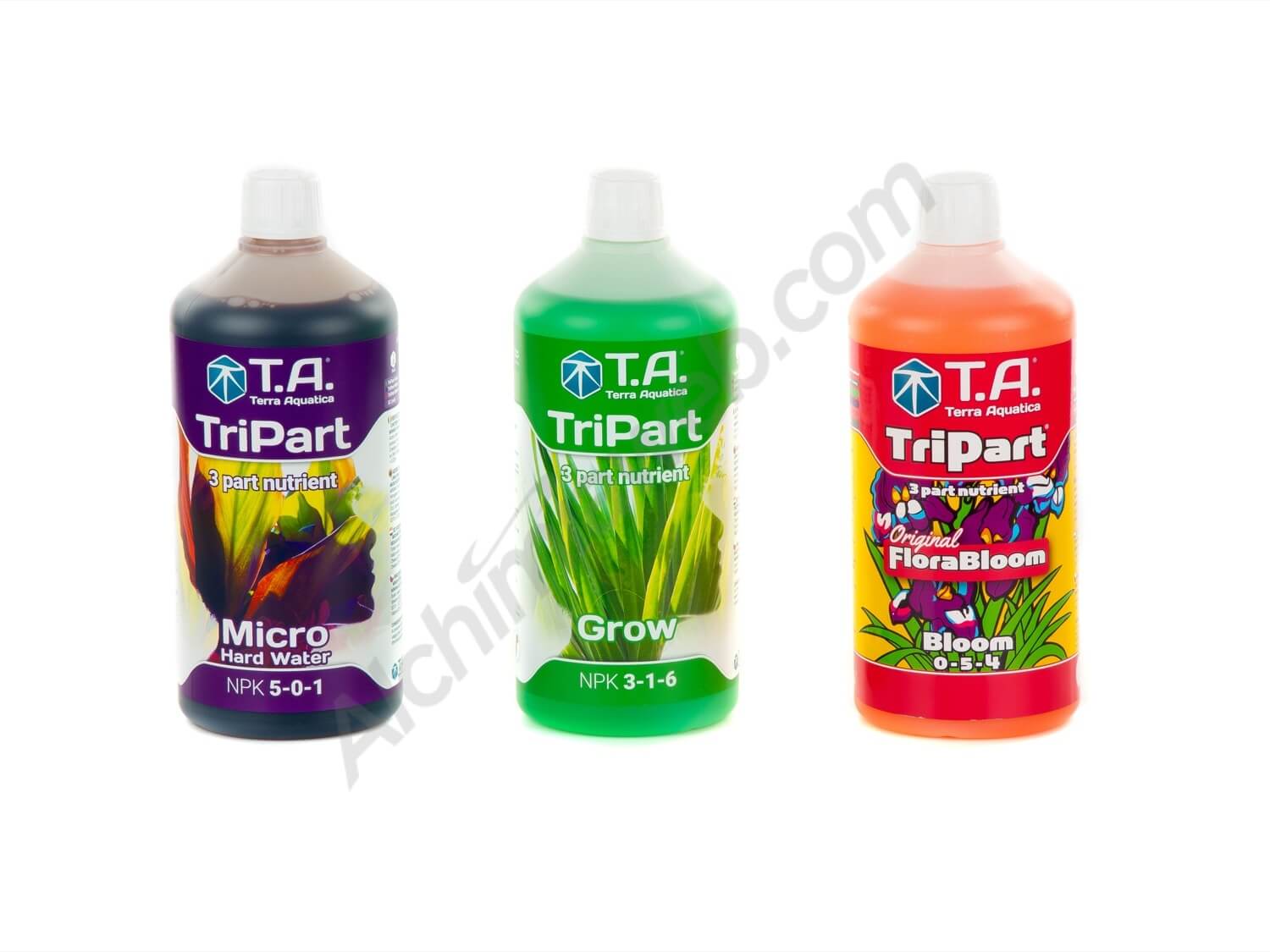 Kit TriPart Terra Aquatica: Grow, Micro & Bloom