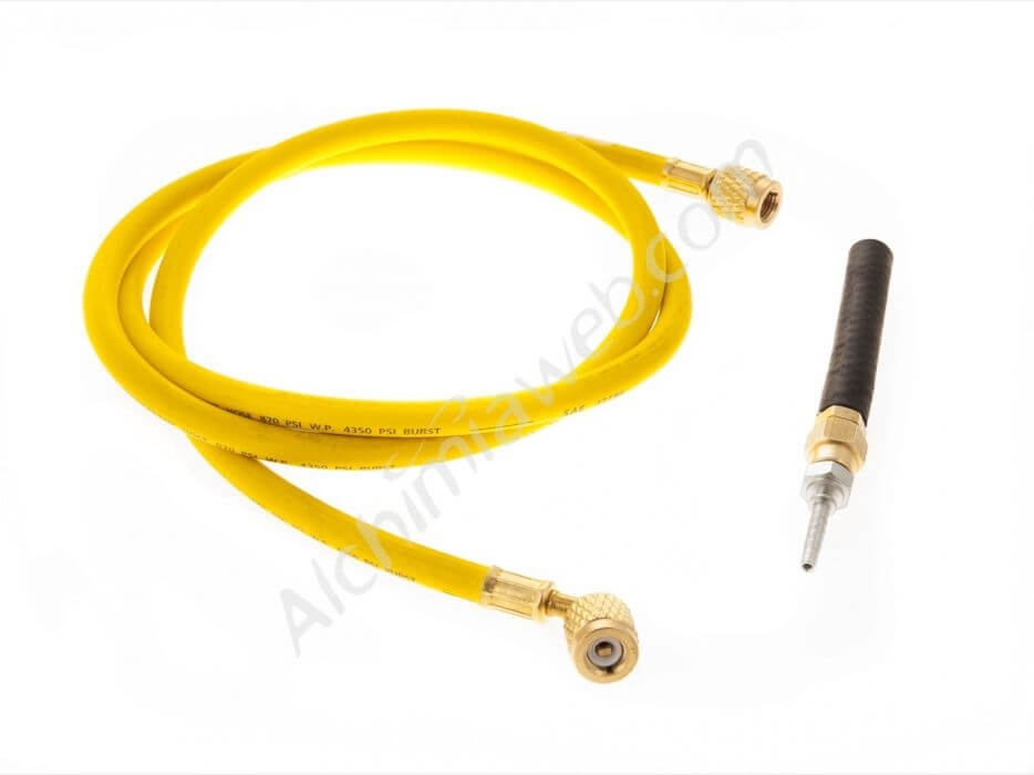 Vacuum pressure hose + desiccator connection