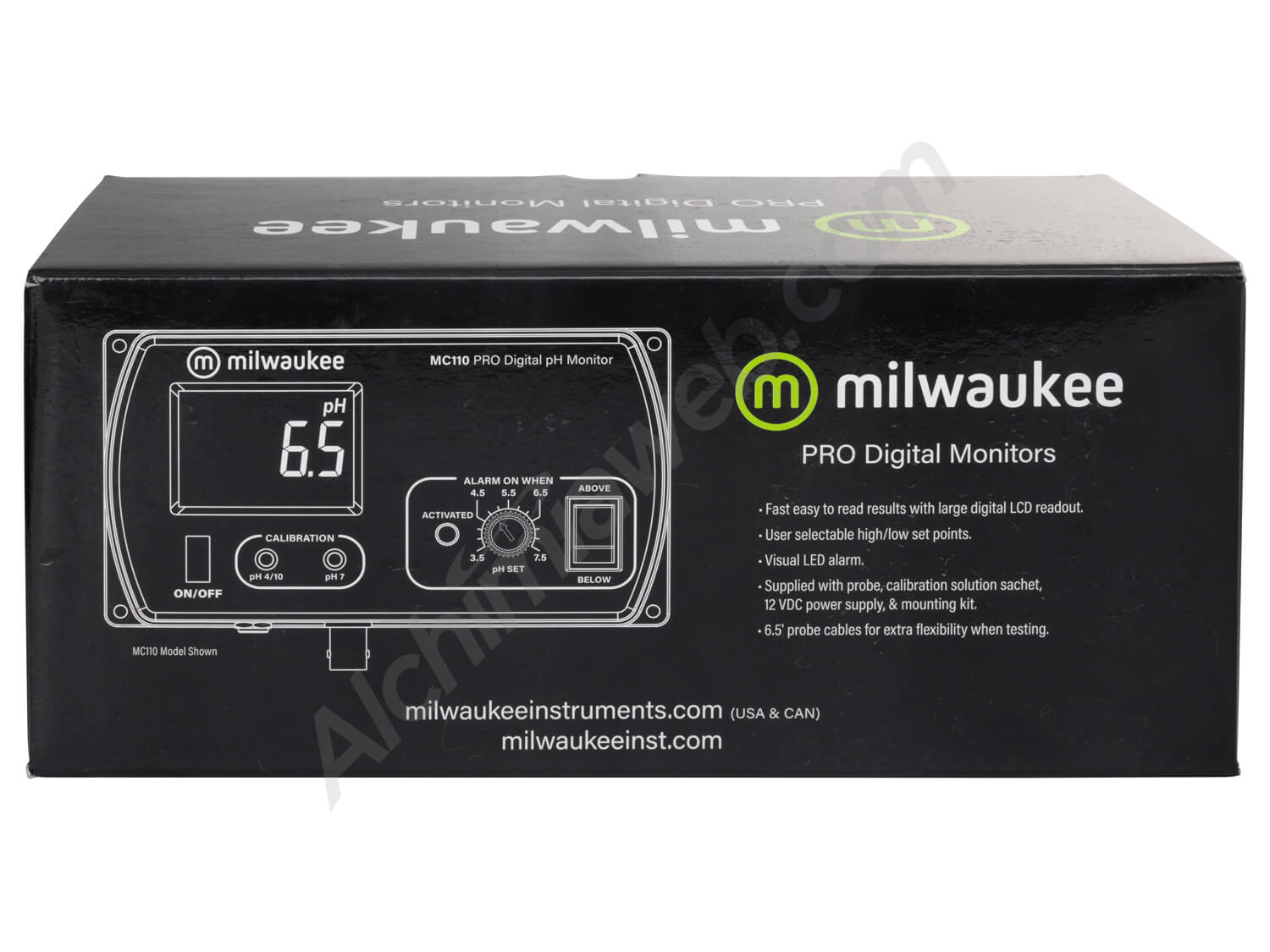 Medidor de pH Milwaukee continuo con Sonda - Grow Barato