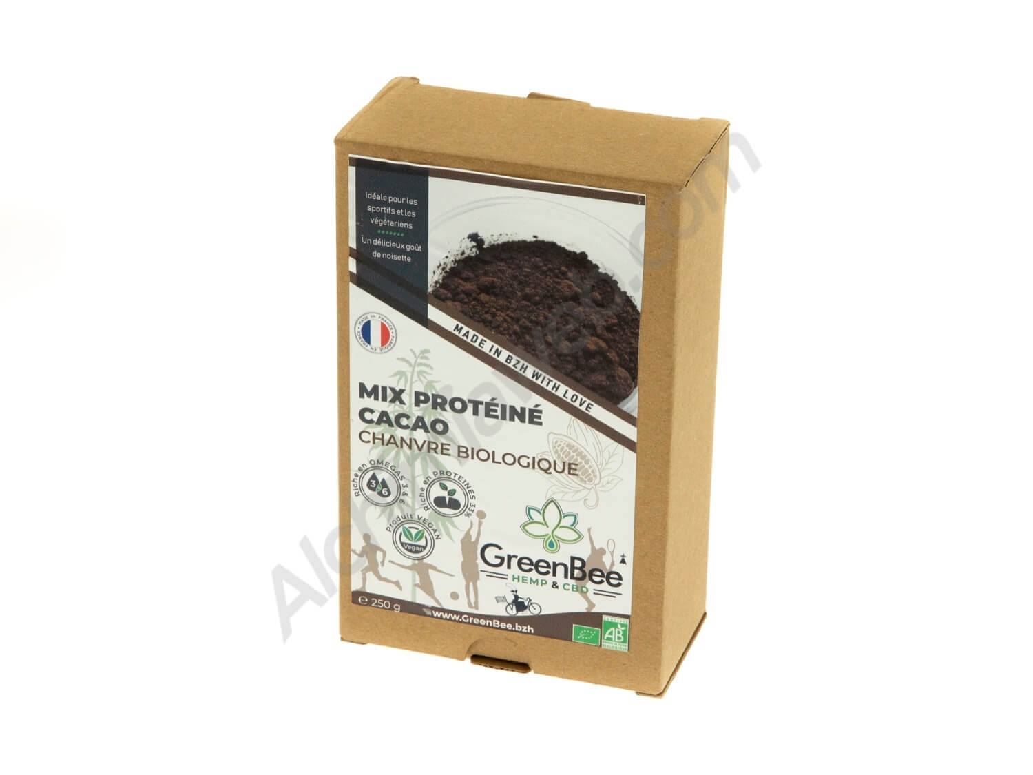 GreenBee Protein Mix mit Kakao und Hanf