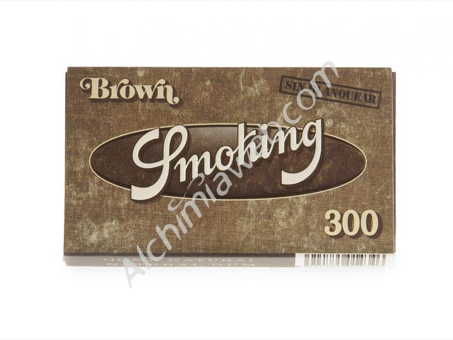 1 FULL BOX total 3000 papers SMOKING Brown Regular rolling paper 50x60 sheets 
