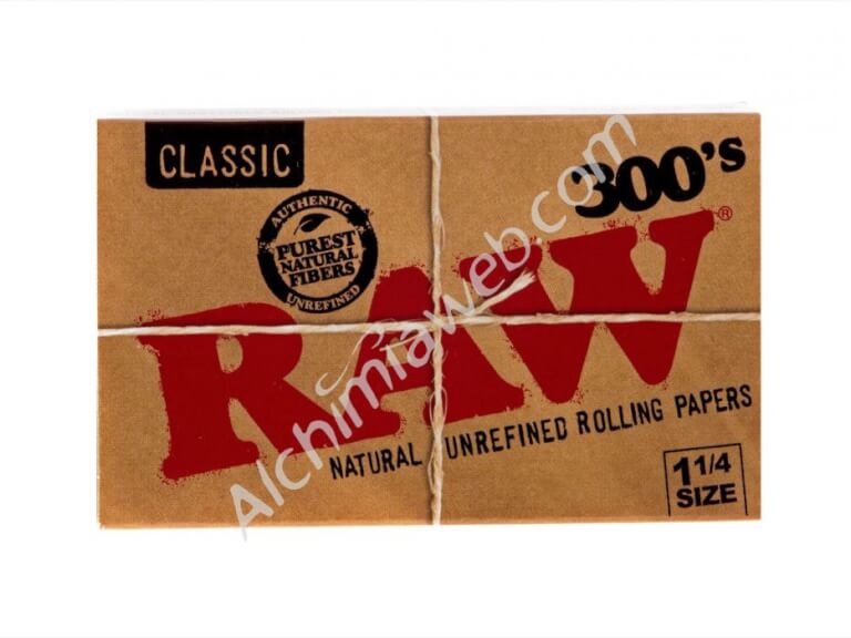 RAW 1 1/4 ( PAQUET 300 FEUILLES )