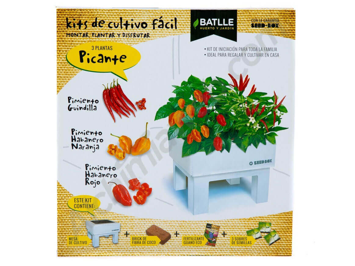 Kit de culture Seed Box BATLLE – Piments