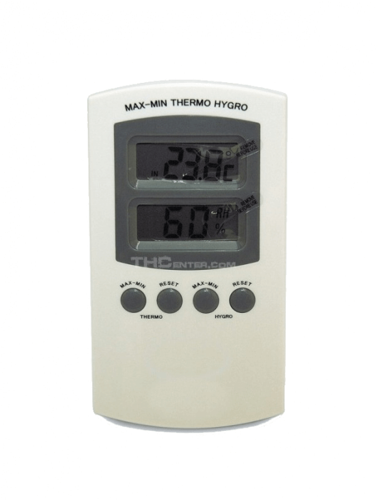 Thermometre Interieur précis pour une utilisation comme Thermometre  Interieur Maison, au bureau, dans le jardin ou dans la serre - Facile à  fixer au