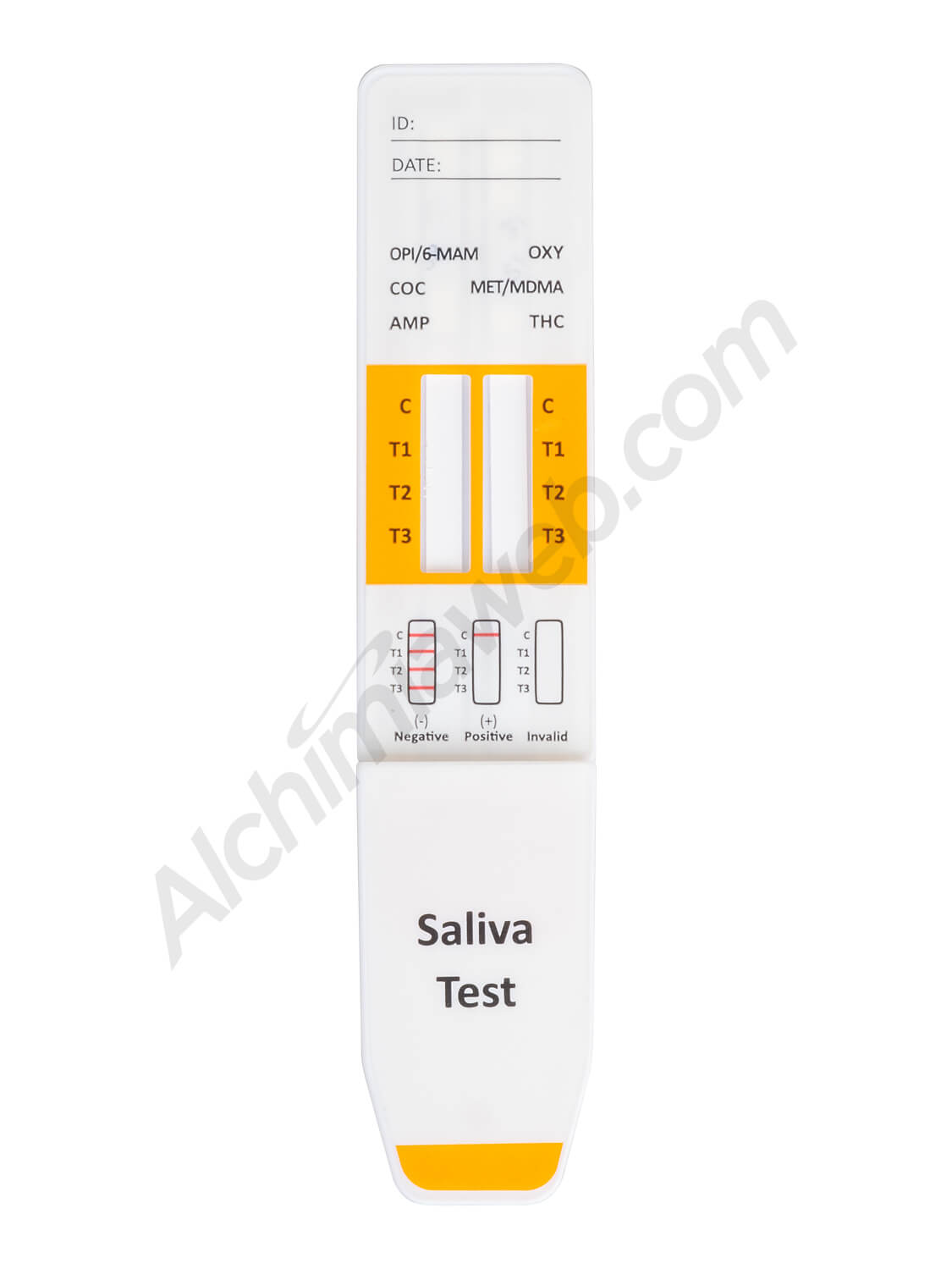 Vente de test analytique pour détecter 6 drogues dans la salive