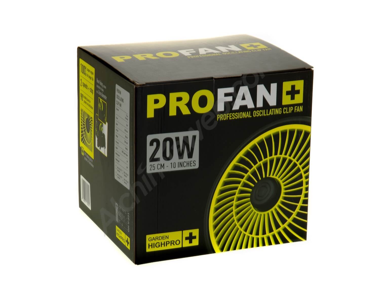Garden Highpro ProFan Professional Ventilateur circulateur d'air 20cm (12W)