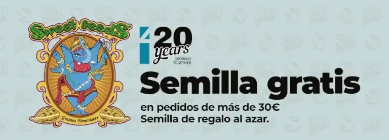 Sweet semilla gratis +30